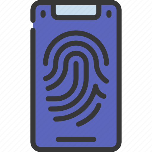 Mobile, thumb, print, phone, biometrics icon - Download on Iconfinder