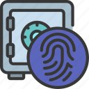 safe, thumb, print, biometrics, secure