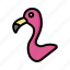 flamingo, bird, avatar, animal, wildlife 