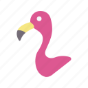 flamingo, bird, avatar, animal, wildlife