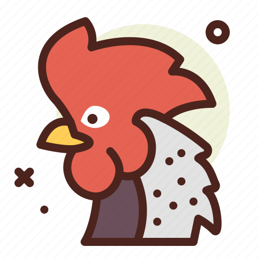 Animal, cock, head, vertebrates, zoo icon - Download on Iconfinder