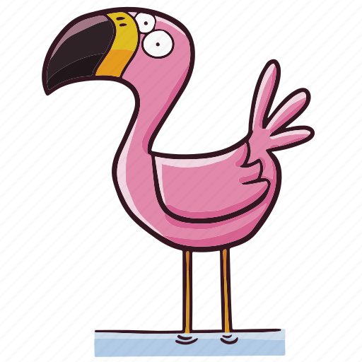 Flamingo, bird, animal, nature, ecology, cute, environment icon - Download on Iconfinder