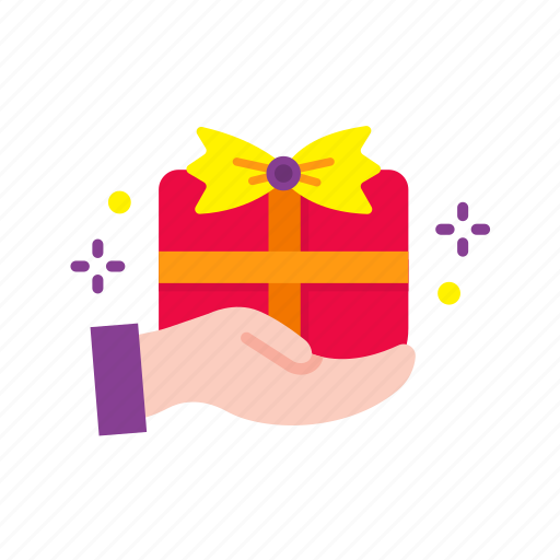 - giving gift, gift, celebration, present, holiday, gift-box, decoration icon - Download on Iconfinder