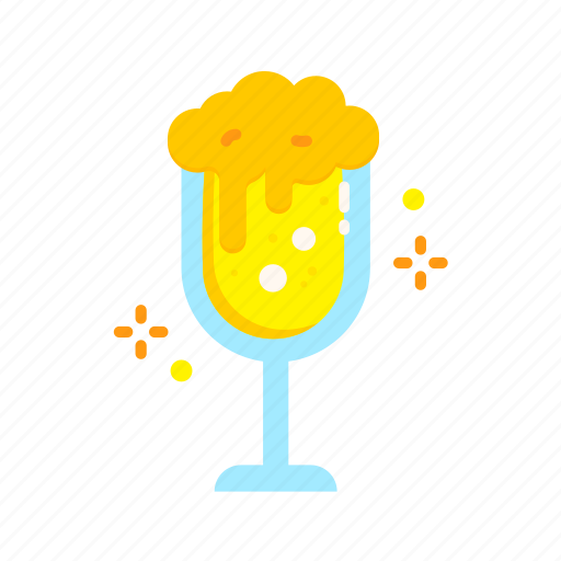 Champagne, glass, drink, alcohol, wine, beverage, bottle icon - Download on Iconfinder