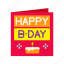 - birthday card, greeting-card, celebration, card, greeting, festival, party, decoration 