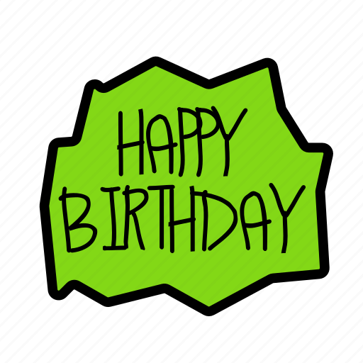 Birthday, decorhappy, gift, message, party icon - Download on Iconfinder