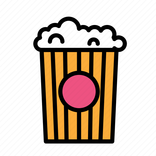 Birthday, decorpopcorn, gift, party icon - Download on Iconfinder