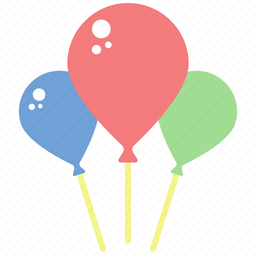Balloon, birthday, celebrate, congratulations, fly, party icon - Download on Iconfinder