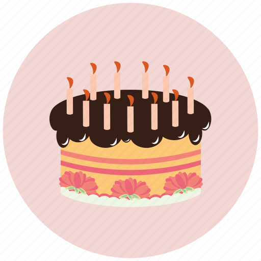 Birthday, cake, candle, celebrate, food, holiday icon - Download on Iconfinder
