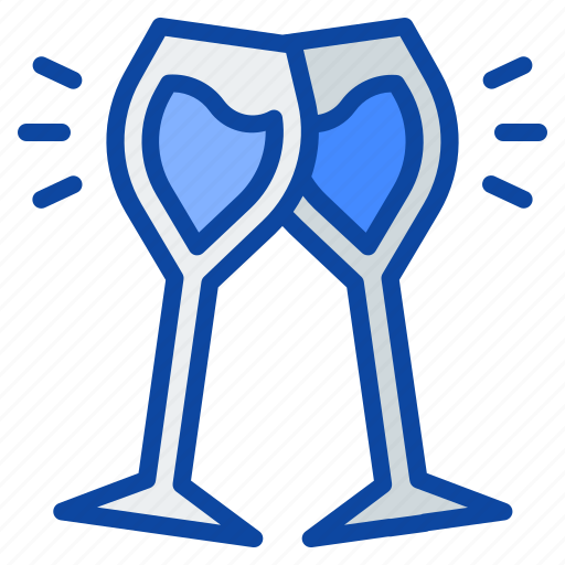 Cheers, party, celebration, wine icon - Download on Iconfinder