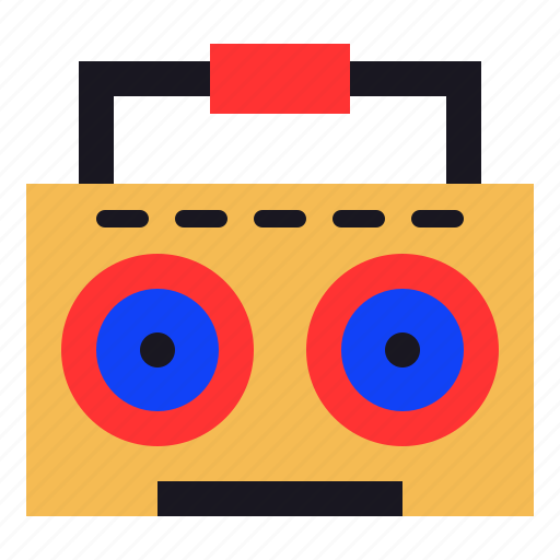 Boombox, music, party, stereo icon - Download on Iconfinder