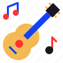 guitar, instrument, music, party