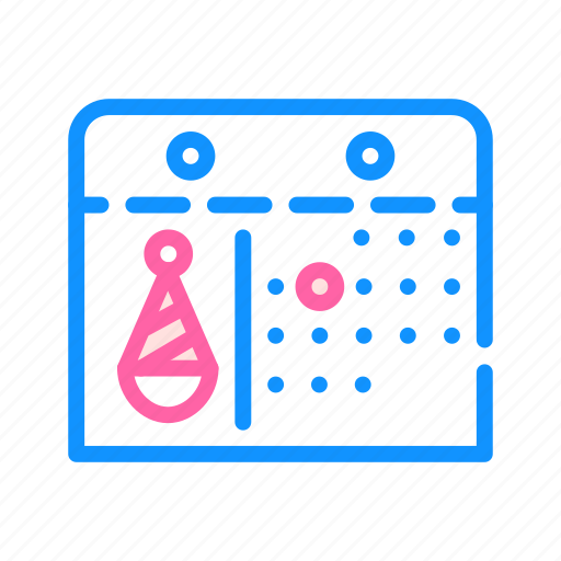 Calendare, date, birthday, party, event, envelope icon - Download on Iconfinder