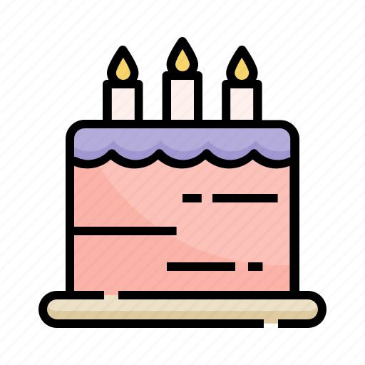 Cake, dessert, sweet, birthday, event, food, party icon - Download on Iconfinder