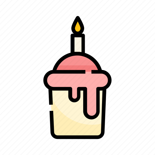 Cupcake, cake, dessert, sweet, birthday, event, food icon - Download on Iconfinder