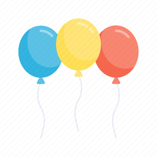 Balloons, balloon, party, birthday, celebration, decoration, anniversary icon - Download on Iconfinder