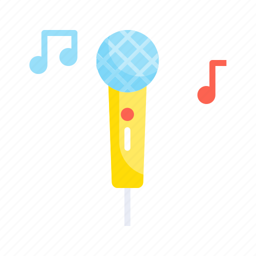 Microphone, sing, music, song, entertainment, party, birthday icon - Download on Iconfinder