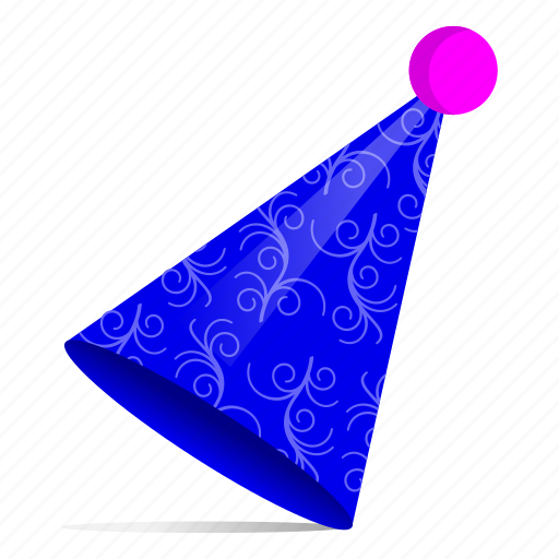 Party cap, birthday cap, celebration cap, cone cap, party hat icon - Download on Iconfinder