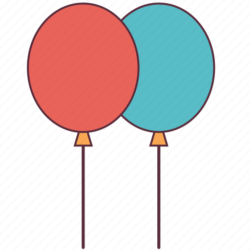 Baloons, celeration, ceremony ballons, decoration, kids, theme icon - Download on Iconfinder