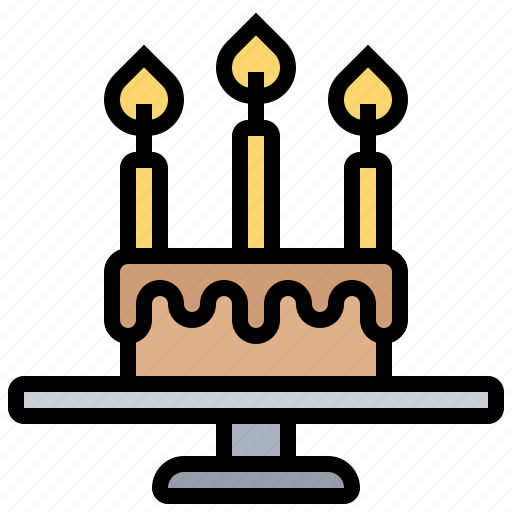 Birthday, cake, candles, celebration, party icon - Download on Iconfinder