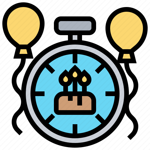 Alarm, birthday, notification, schedule, time icon - Download on Iconfinder