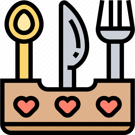Cutlery, knife, spoon, fork, eating icon - Download on Iconfinder