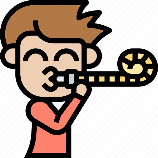 Party, blower, fancy, whistle, celebrate icon - Download on Iconfinder