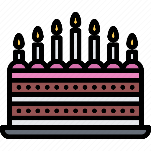 Cake, candle, birthday, party icon - Download on Iconfinder