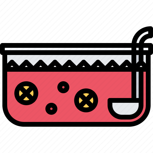 Punch, lemonade, ladle, birthday, party icon - Download on Iconfinder