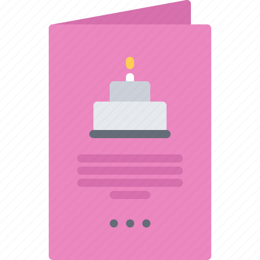 Postcard, card, cake, birthday, party icon - Download on Iconfinder