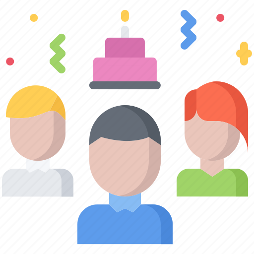 Group, people, cake, birthday, party icon - Download on Iconfinder