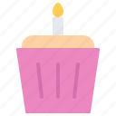 cake, candle, birthday, party