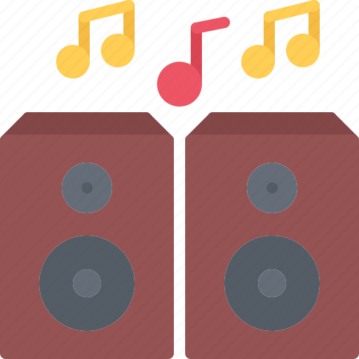 Music, speaker, note, birthday, party icon - Download on Iconfinder