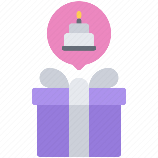 Gift, cake, bow, birthday, party icon - Download on Iconfinder