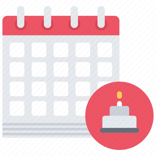 Cake, date, calendar, birthday, party icon - Download on Iconfinder