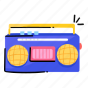 radio, stereo, sound box, music player, music box 