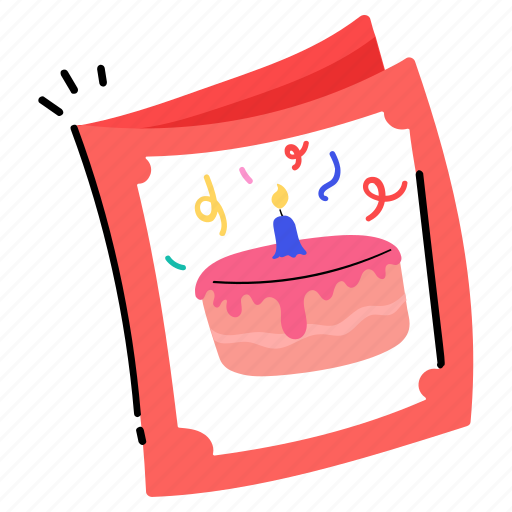 Greetings card, birthday card, wish card, birthday greeting, card sticker - Download on Iconfinder