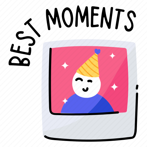Birthday picture, birthday photo, best moment, photograph, image sticker - Download on Iconfinder