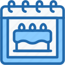 birthday, calendar, cake, event, and, party
