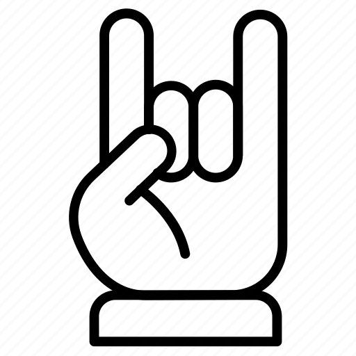 Gesture, rock, hand icon - Download on Iconfinder