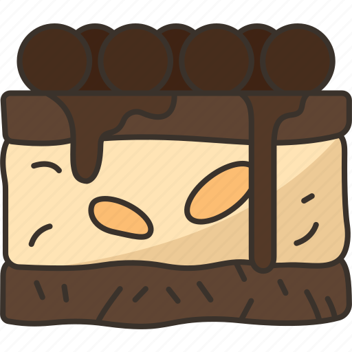 Malteser, slice, chocolate, dessert, sweet icon - Download on Iconfinder