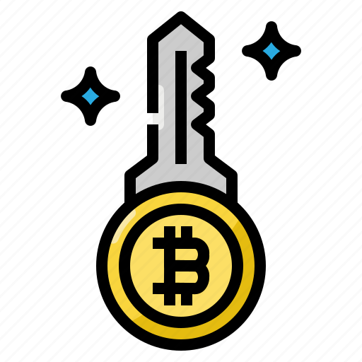 Bitcoin, digital, key, money, word icon - Download on Iconfinder