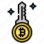 bitcoin, digital, key, money, word 