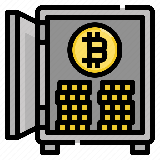 Bitcoin, money, protect, safebox, save icon - Download on Iconfinder