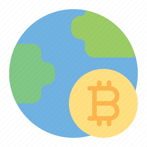 Bitcoin, eart, cryptocurrency, crypto, currency, money, business icon - Download on Iconfinder