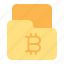 bitcoin, folder, cryptocurrency, document, file 