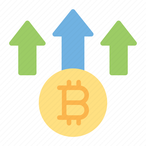 Bitcoin, increase, cryptocurrency, blockchain, currency, business, finance icon - Download on Iconfinder