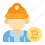 bitcoin, miner, cryptocurrency, currency, business, finance 
