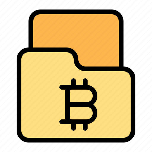 Bitcoin, folder, file, document, format icon - Download on Iconfinder
