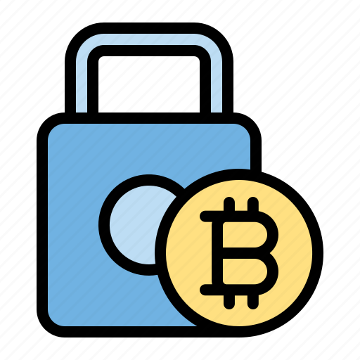 Bitcoin, lock, security, protection, secure, shield icon - Download on Iconfinder